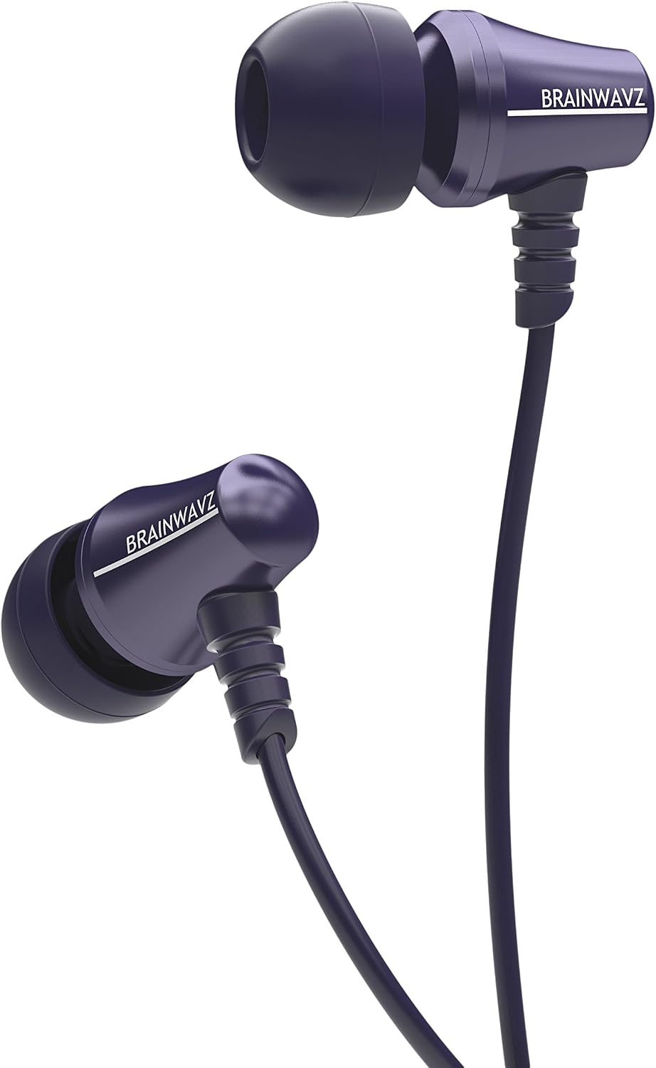 Brainwavz Jive Noise Isolating IEM IEM Earphones with Remote & Mic for Apple iPhones, iPad, iPod & Other iOS Devices (Blue-iOS)