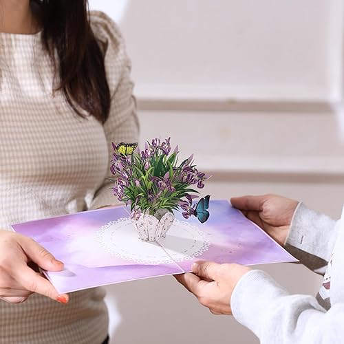 Vista 25 de Tarjeta de aniversario desplegable, tarjeta de boda 3D para pareja, esposa, marido, él, pareja; regalo ideal para boda, cumpleaños romántico