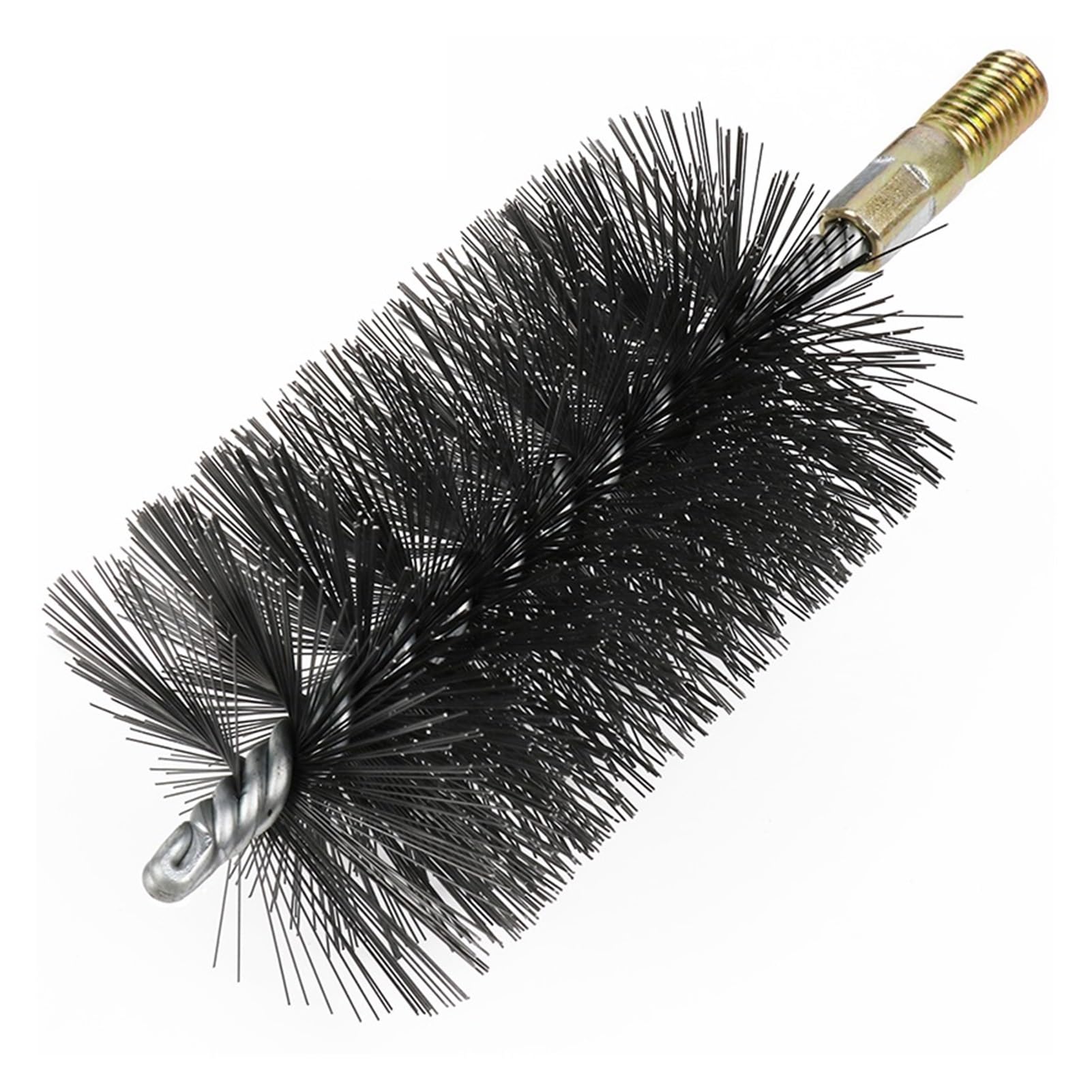 M12 Thread Wire Brush Metal Handle 18-75mm Brush Working Stainless Steel Wire Pipe Tube Cleaning Chimney Brush ( Color : 25mm , Size : 1 )