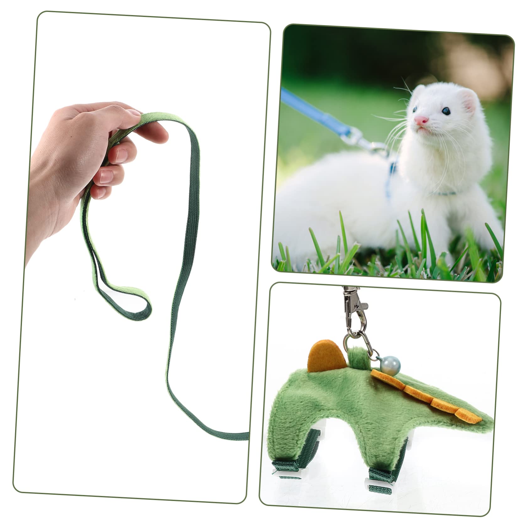 Didiseaon 5pezzi Guinzaglio Per Piccoli Animali Corda Di Trazione Per Ferret Leggero e Compatto Accessorio Per Passeggiate All Aperto