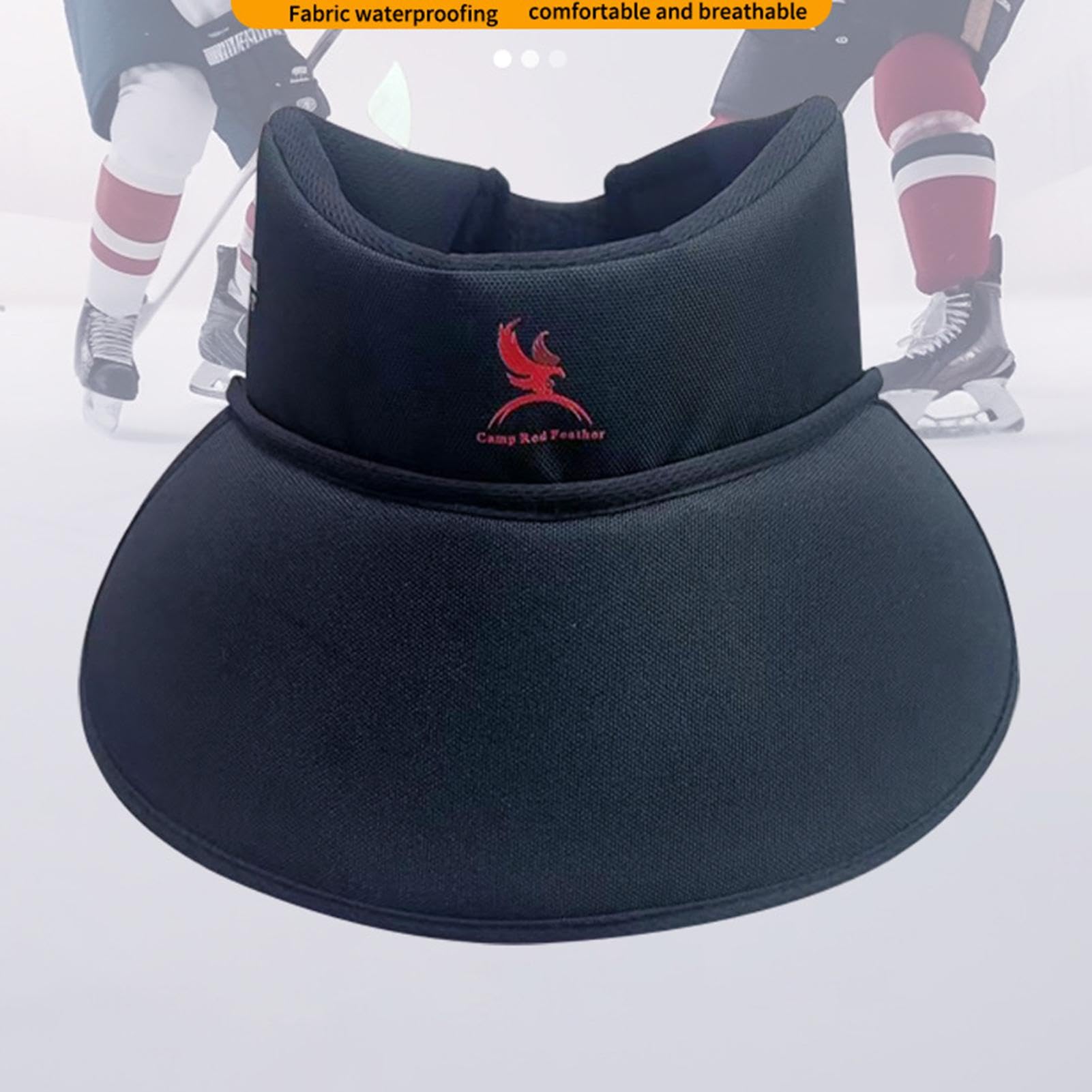 Protège-Cou de Gardien de But de Hockey, protège-Cou de Hockey pour Adulte - Protège-Cou de Hockey sur Glace réglable, protège-clavicule | Protection Ergonomique et Respirante du Cou et de la
