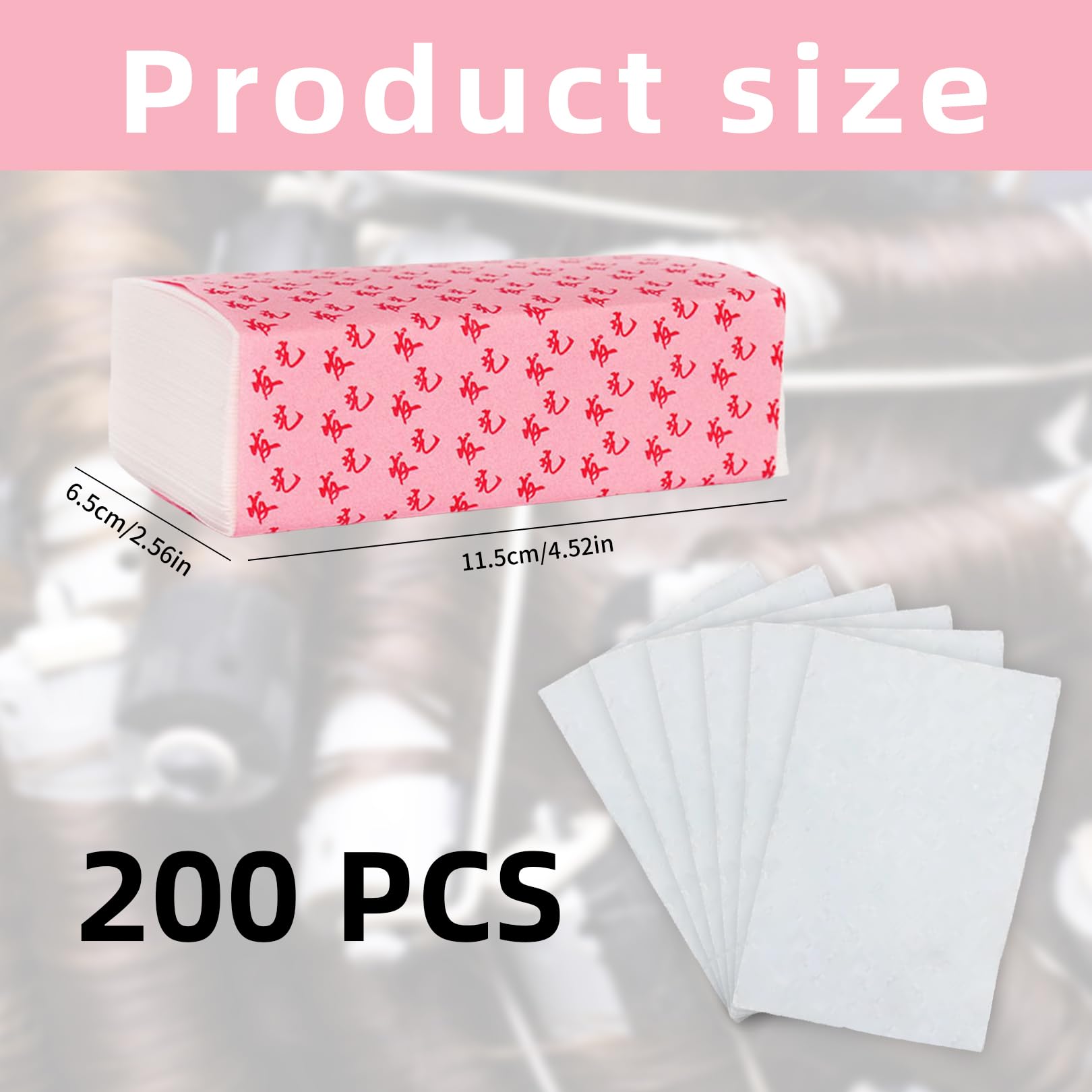 200 Piezas de Papel Permanente,Papeles Perm del Cabello,Papel de Punta Permanente para Fluido Permanentes,Completo Papeles Perm Ultrafino para el Frío y el Calor para Peluquería Como Uso Individual