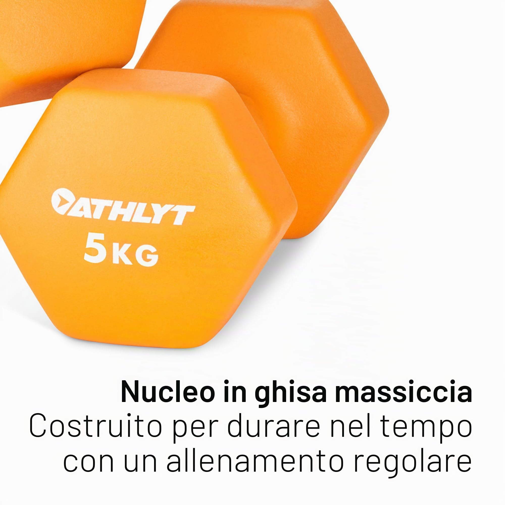 Set di manubri Athlyt in neoprene
