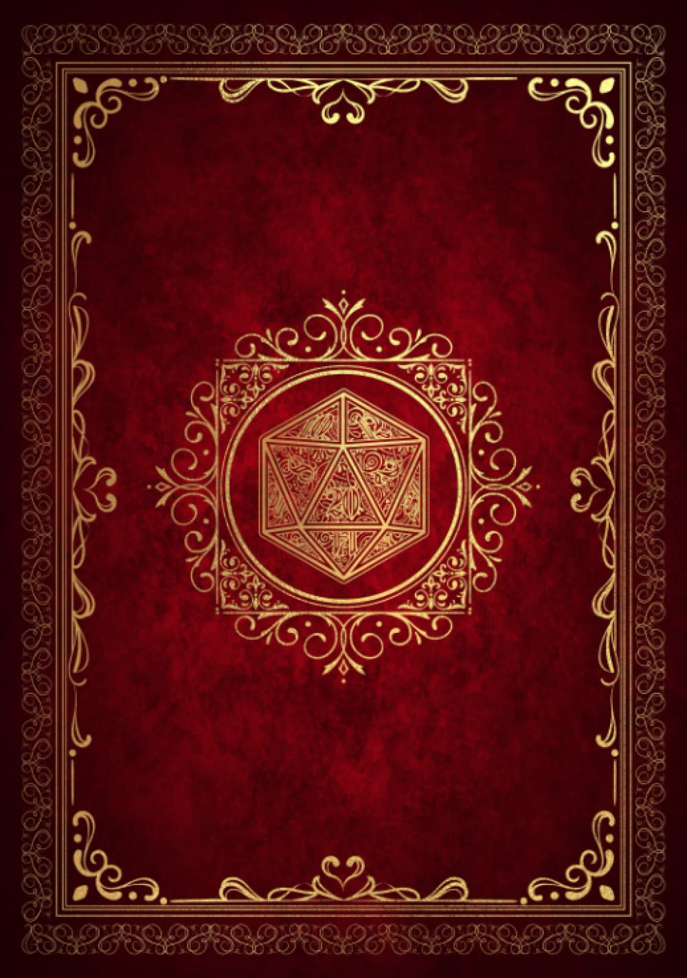 Rpg Character Journal: Create and Track Your Role Playing Game Character - Red Vintage Cover Design