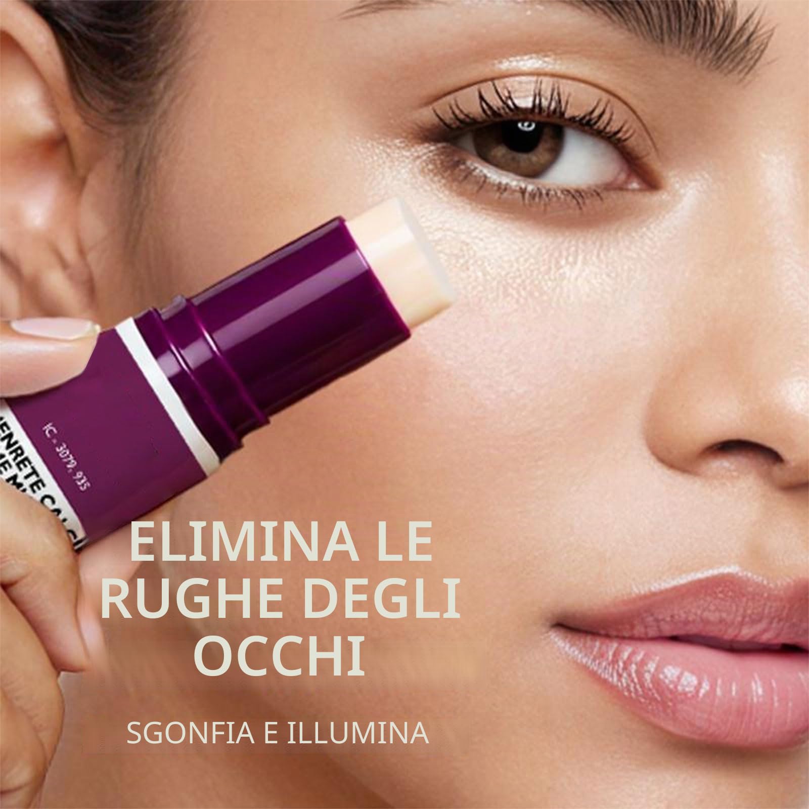 2 pezzi Calcium Volume Multi Balm Stick Balm Balsamo Oculare Multifunzionale Balsamo Arricchito Con Collagene Anti-Aging & Firming Skincare Stick Stringe La Pelle Ripara e Idrata