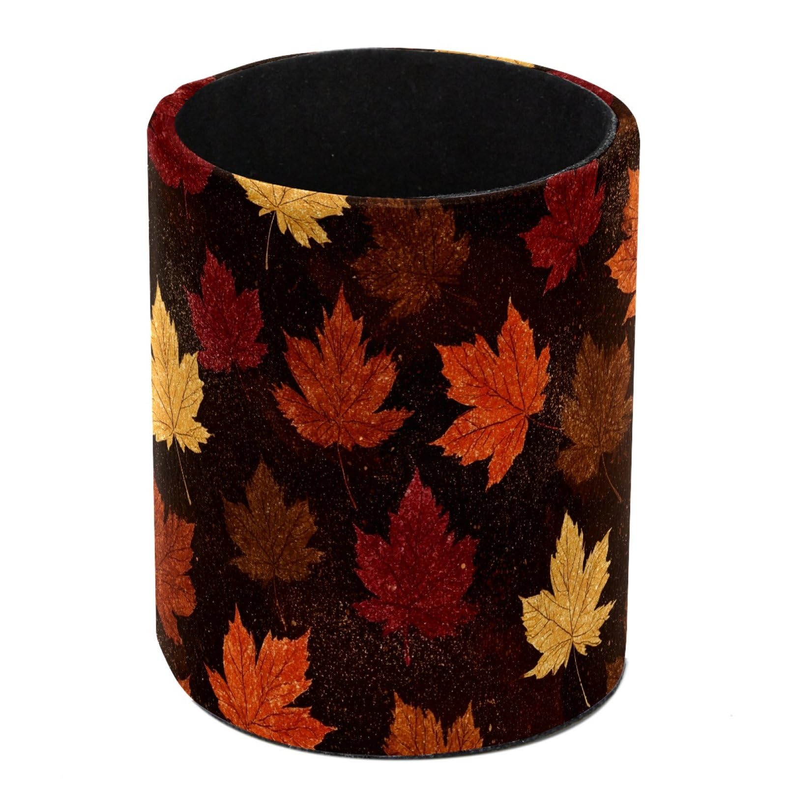 FWJZDSP Maple Leaves Pencil Cup Pen Organizer Makeup Brush Holder for Office Home Countertop Desk Accessory Storage