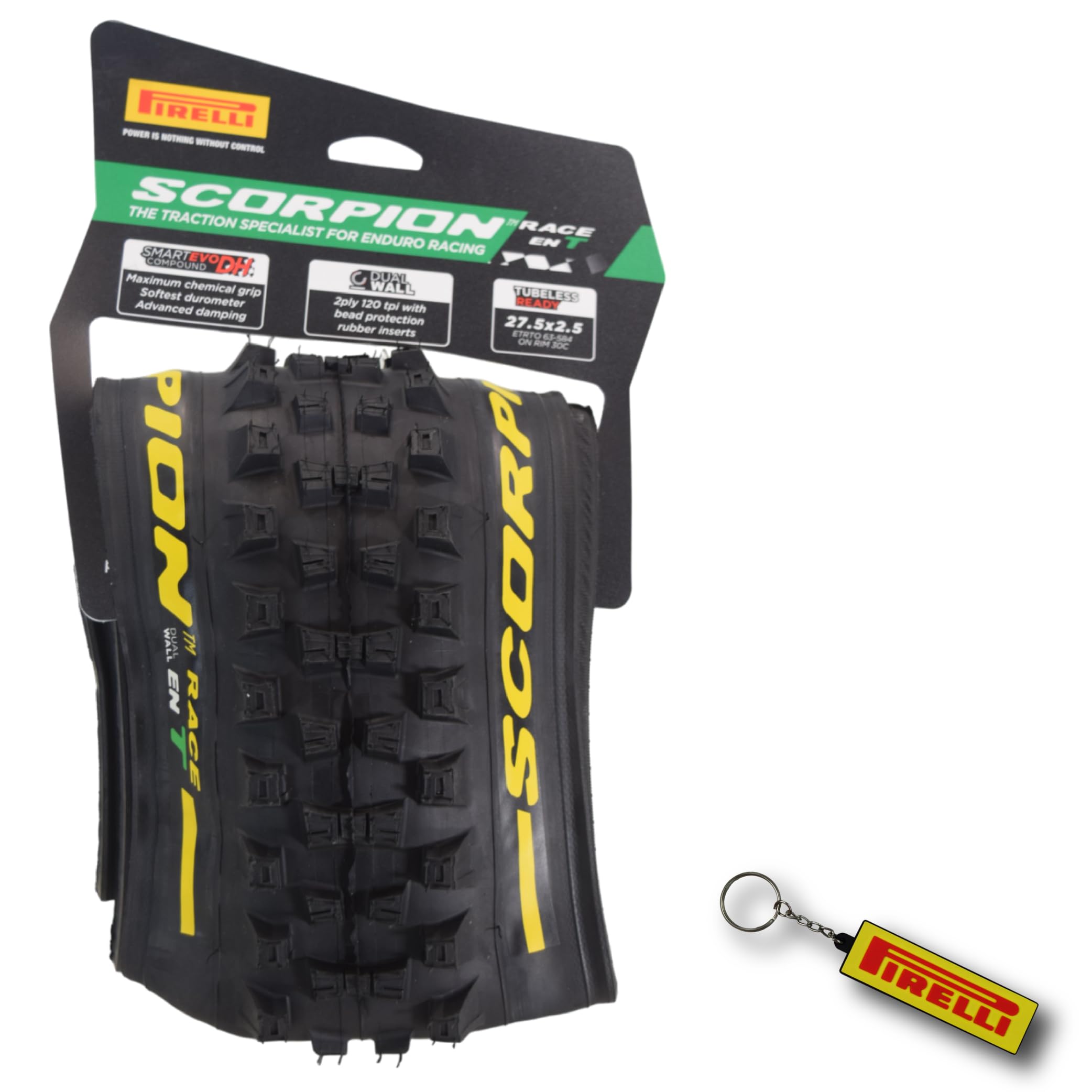 Amazon.com : Pirelli Scorpion Race Enduro T Yellow Label 63-584