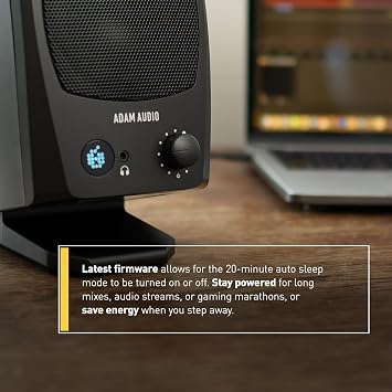 ADAM Audio D3V Active Desktop Monitoring System with USB-C Connection (Pair, Black)
