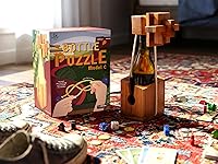 Vista 8 de BSIRI Piensa para el rompecabezas de botellas desafiante juego para el cerebro y soporte funcional Ideal para amantes de botellas y divertidos