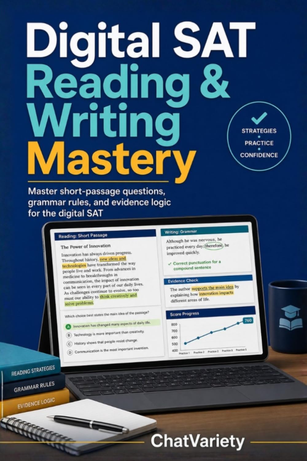Digital SAT Reading & Writing Mastery: Master short-passage questions, grammar rules, and evidence logic for the digital SAT (Digital SAT Mastery Series)