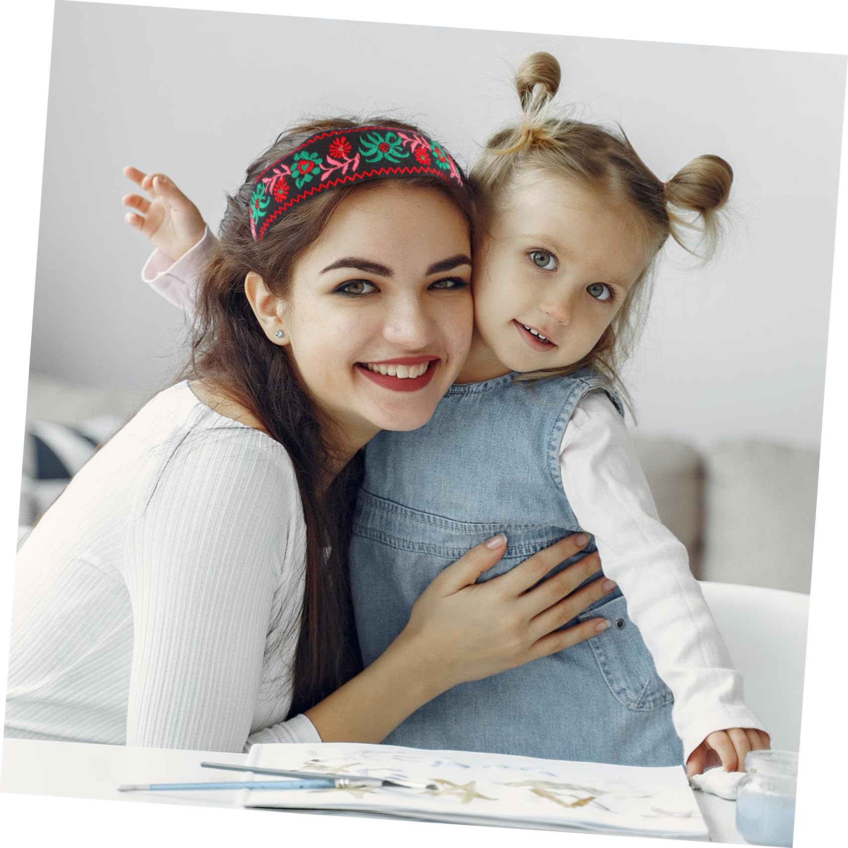 MAGICLULU 2 Juegos de Diademas Bordadas para Mujer Accesorios para El Cabello para Bodas en La Playa 4 Piezas