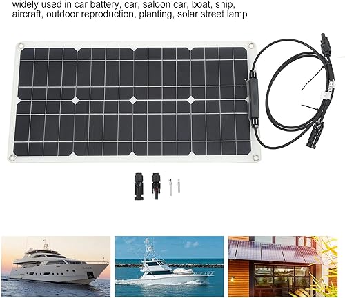 Miniatura 6 de Cargador de energía monocristalino de alta eficiencia para módulo fotovoltaico de 25 W, 12 V, cargador solar hermético de alta transmitancia, panel