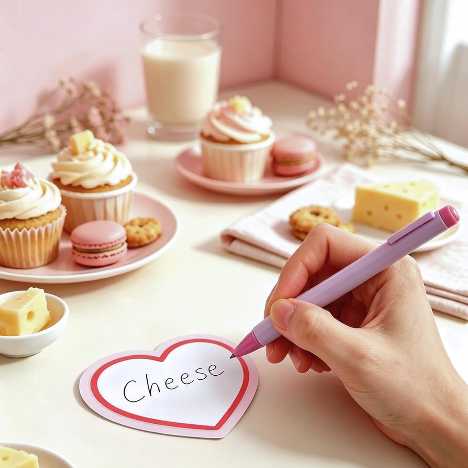 Charcuterie Board Accessories Heart Shape Cheese Markers
