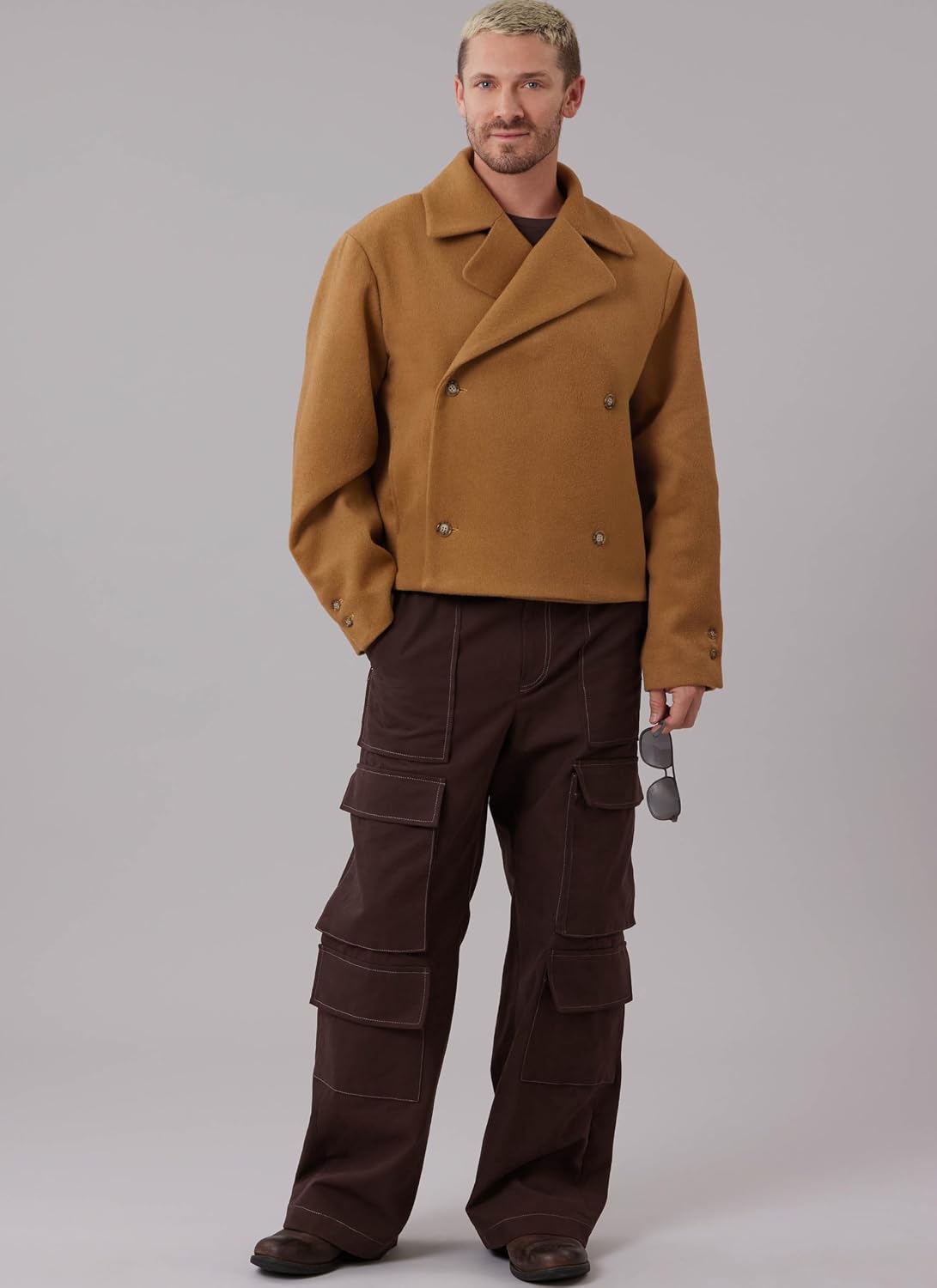 McCall's M8638 Sewing Pattern for Men's Double Breasted Jacket in Two Lengths