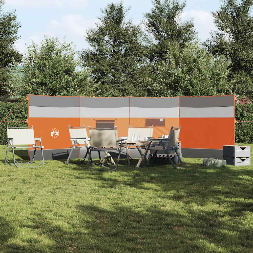 Mangloder Camping-Windschutz Blau 366x152x Wasserdicht windschirm windwand windabweiser für Outdoor Camping wandern Trekking zelten, faltbar, stabiles Schutzgewebe