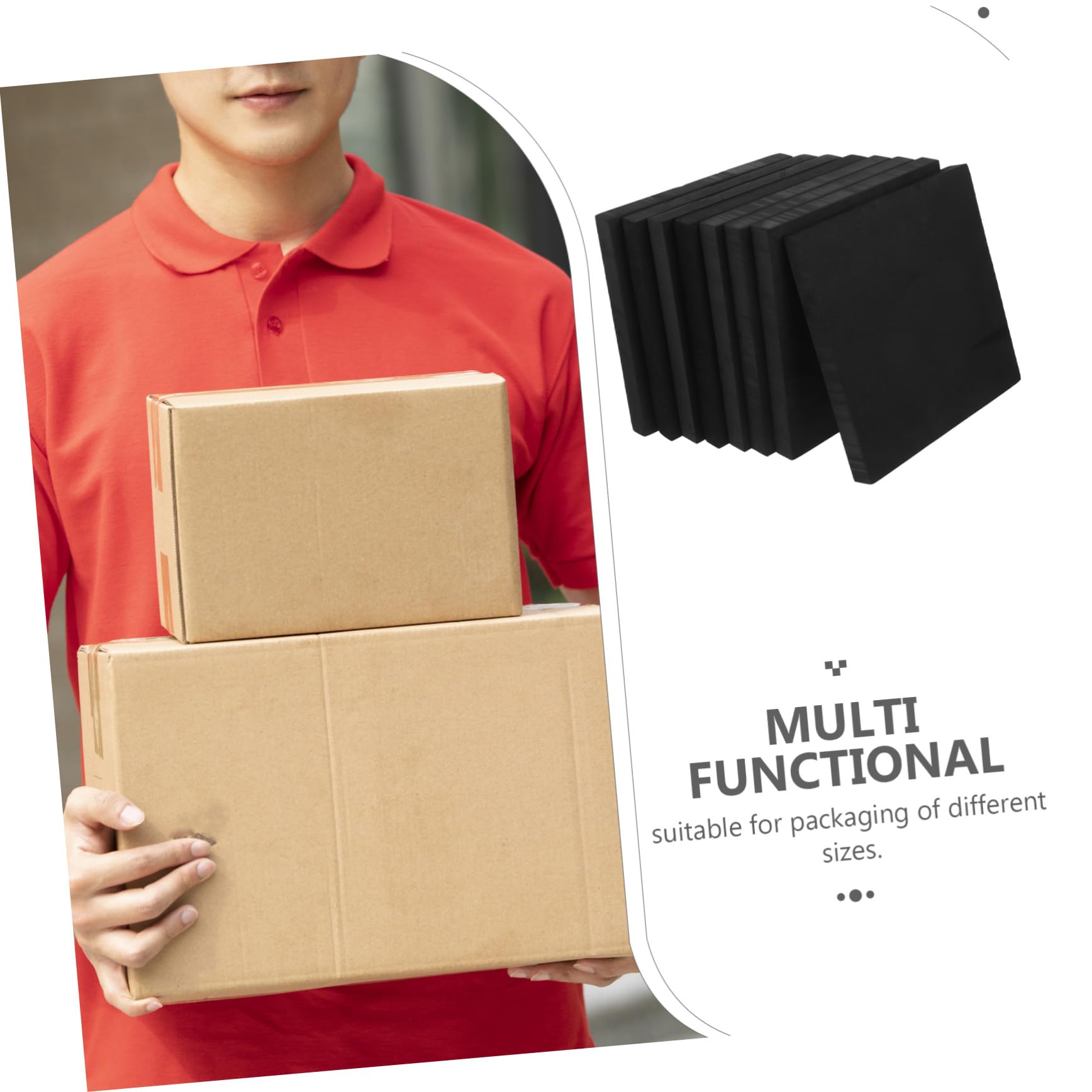 Feuilles de Mousse Eva pour Emballage 8 Pièces, Coussinets de Protection