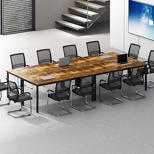 Miniatura 64 de DlandHome Escritorio pequeño para computadora de 31.5 pulgadas, mesa de escritura para espacios pequeños, mesa de estudio, escritorio para Nogal