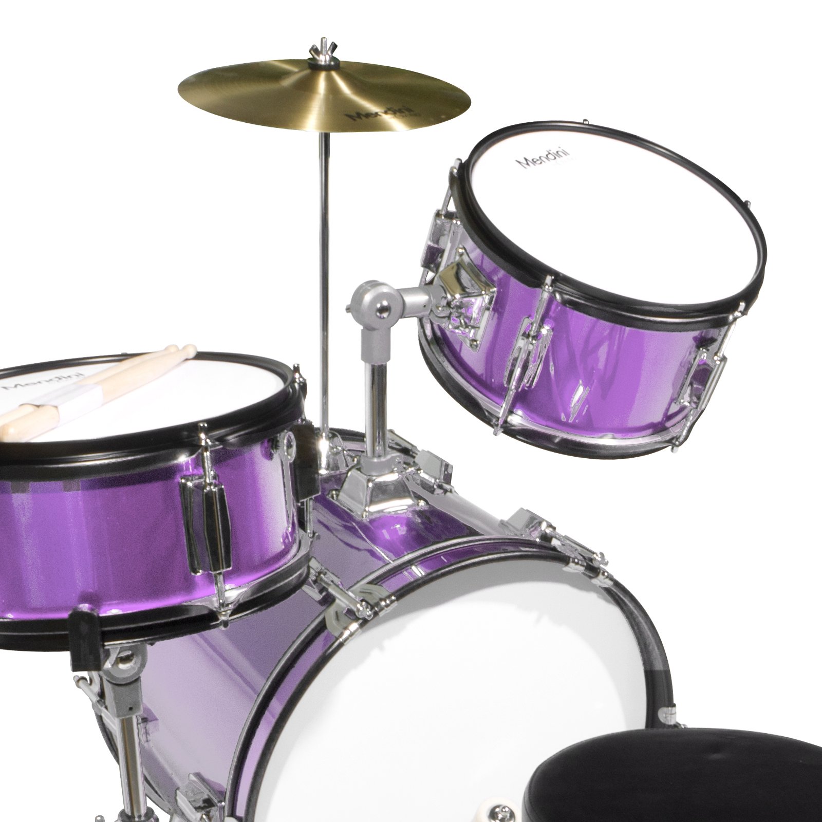 Mendini By Cecilio Drum Set 3Piece Kids Drum Set