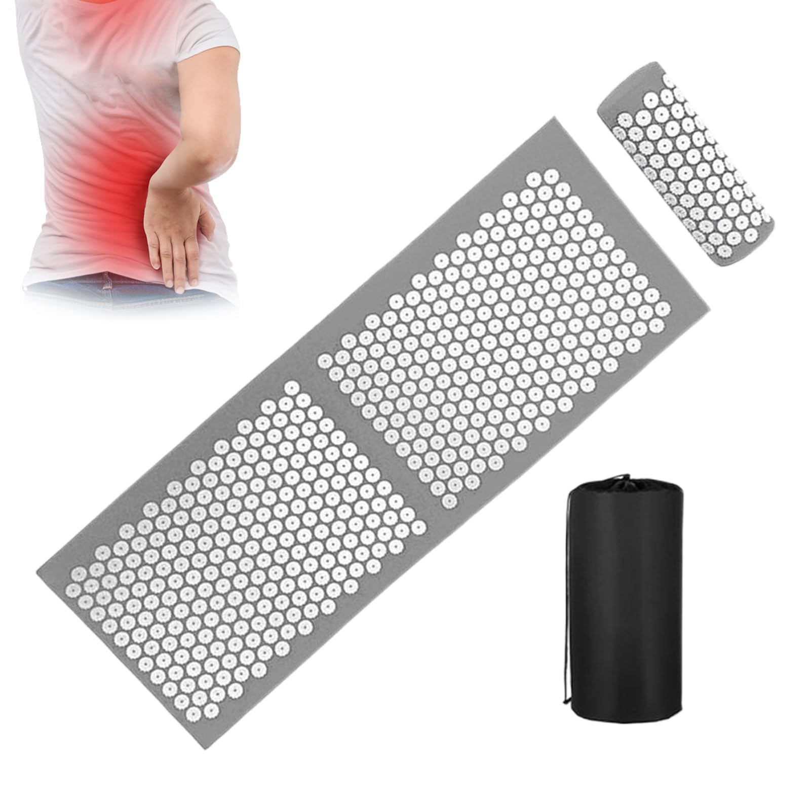Coussinets de massage contre les tensions cervicales avec appui-tête