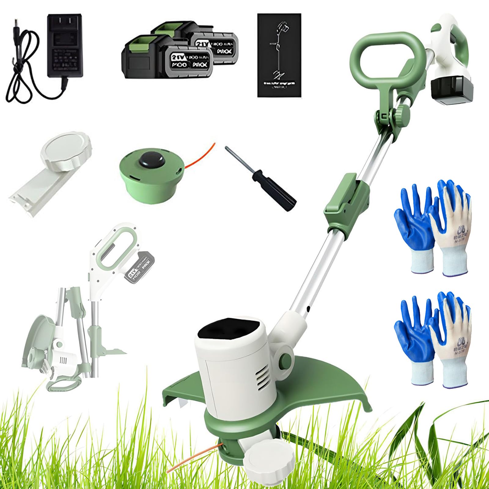 Bordureuse légère pour désherbage du jardin et nettoyage d'allées