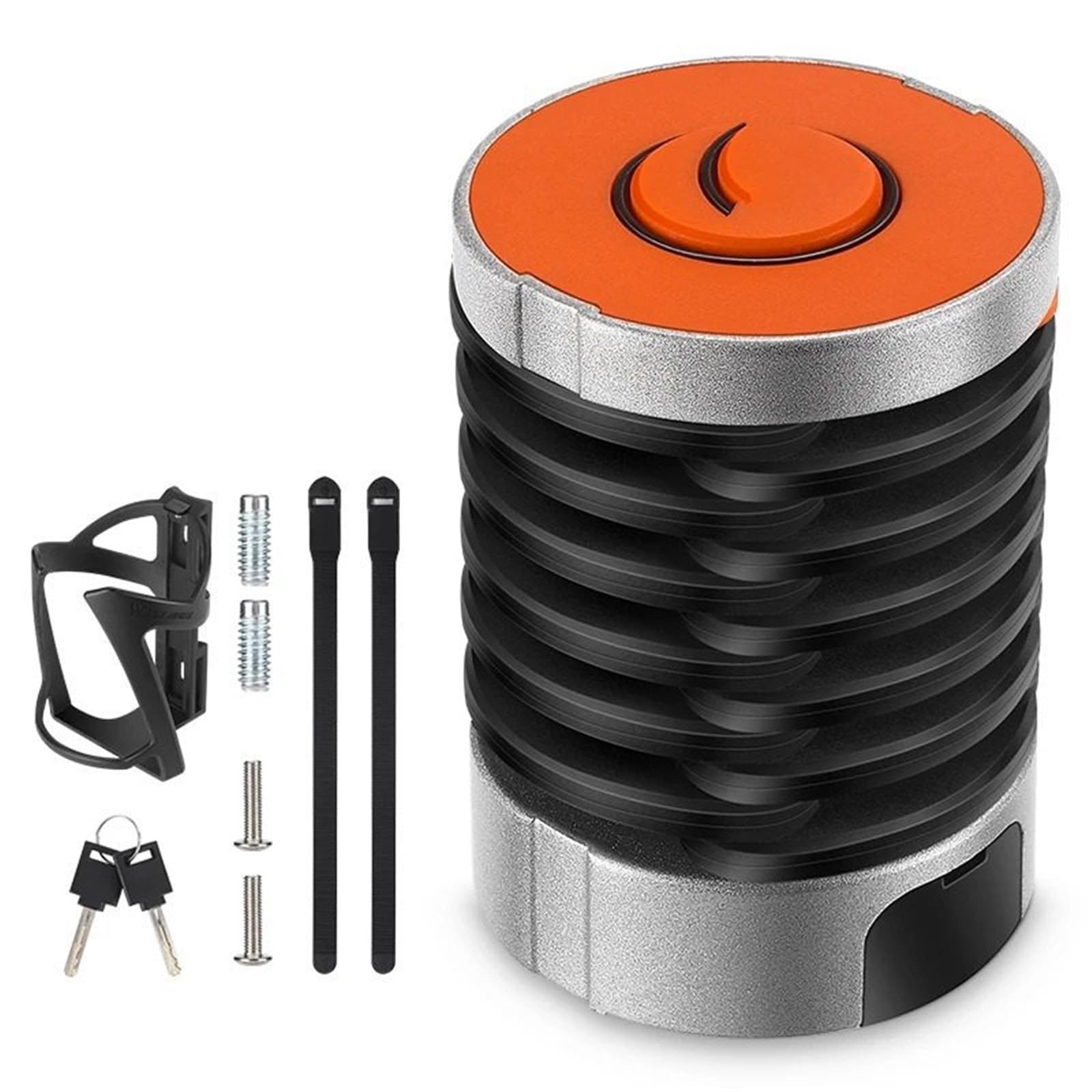 Chain Lock Folding Bike Lock Combination Anti-Theft Portable E-Bike Heavy Duty Chain Bicycle Cycling Accessories Motorbike Lock(0705079 Orange)