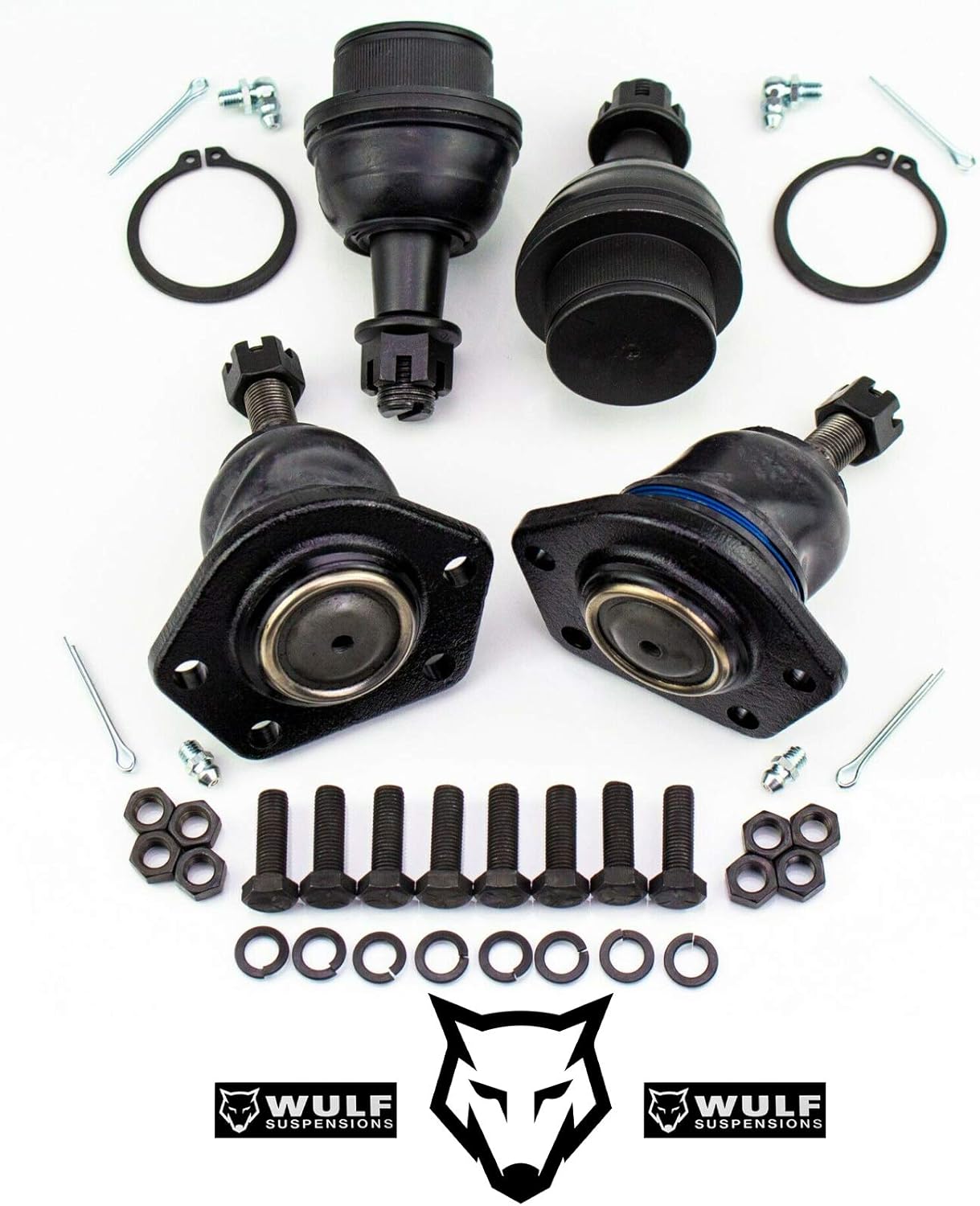 Wulf Control Arm Ball Joint Kit 2007 to 2014 compatible with model Chevy Silverado compatible with model GMC Sierra 2WD