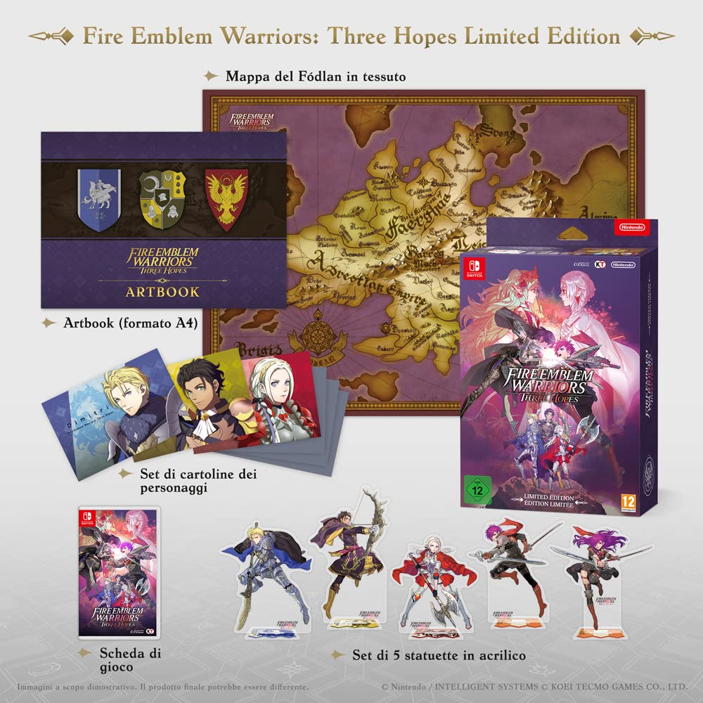 Fire Emblem Warriors: Three Hopes - Collector's Limited - Videogioco Nintendo - Ed. Italiana - Versione su scheda