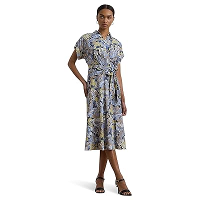 Lauren Ralph Lauren Fratillio Short Sleeve Day Dress Women