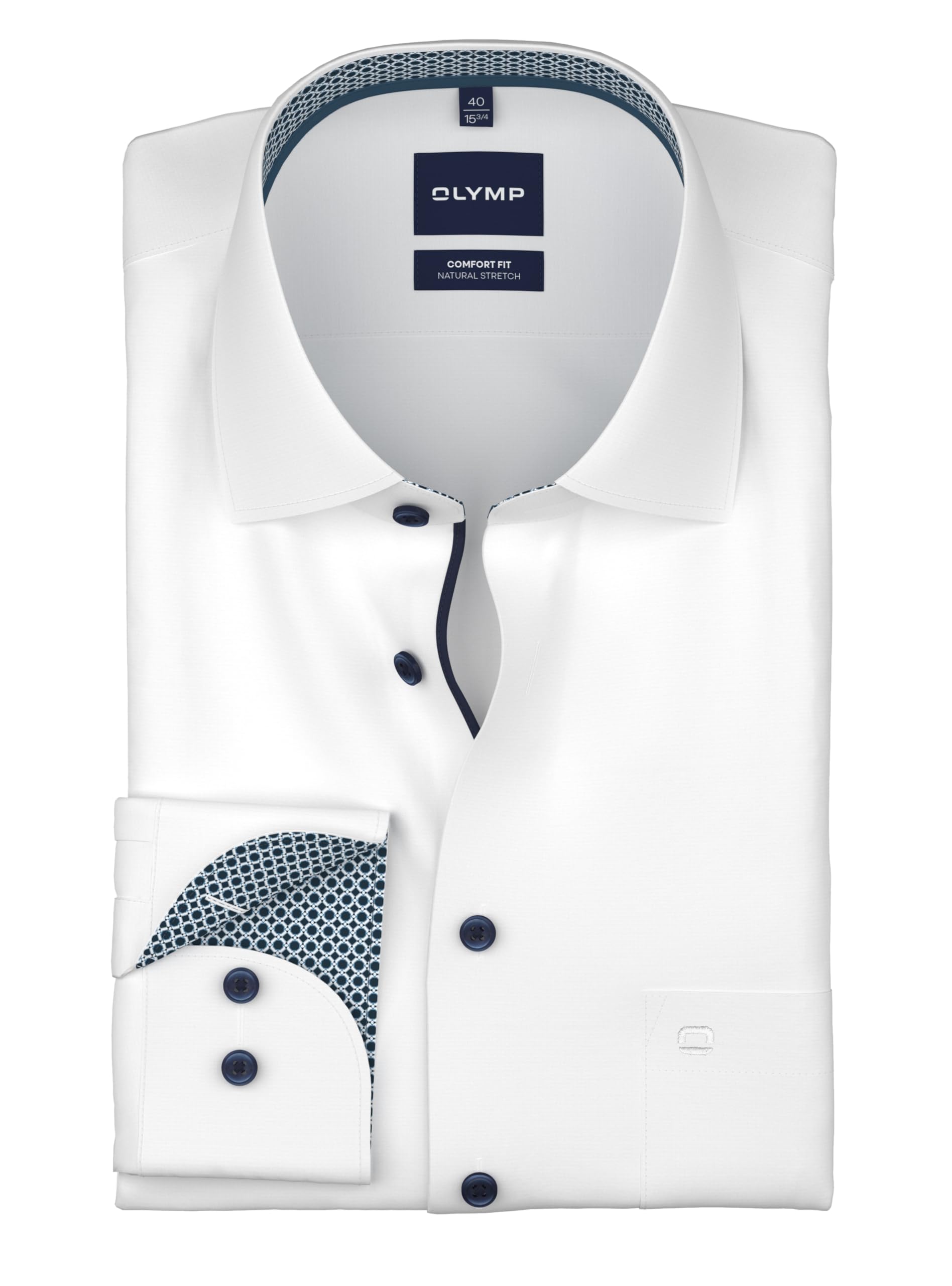 OLYMP Herren Hemd Langarm Regulär 116024