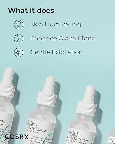 Miniatura 3 de COSRX AHA BHA - Suero potenciador de vitamina C de 1.01 onzas líquidas, antienvejecimiento, regordete e hidratante con niacinamida, no probado en