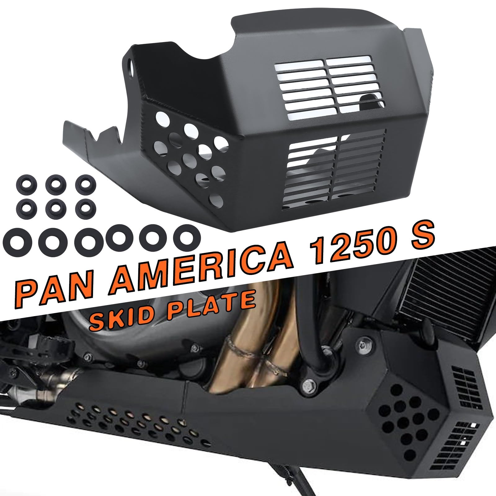 Osłona płyty podwozia Do PAN AMERICA 1250 RA1250 S ADV 2020-2023 2024 2022 Osłona podwozia motocykla Skuteczna | Osłona zabezpieczająca silnik Podwozie pod osłoną osłony podwozia