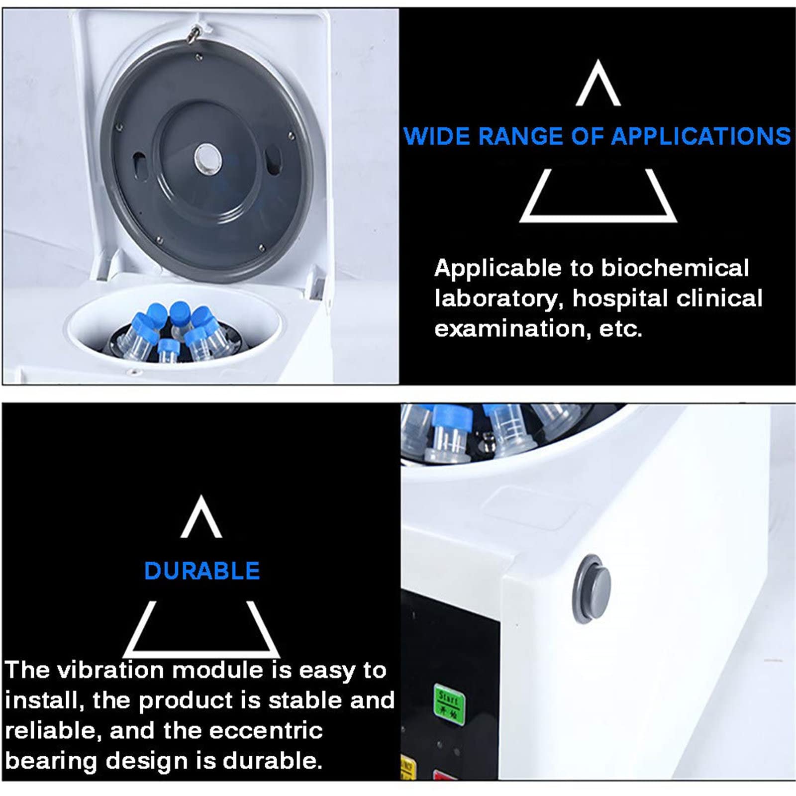 Centrífuga de Mesa de Laboratorio | Centrífuga clínica para Sangre, PRP, PFP, Plasma | Máquina centrífuga de 6 x 15 ml de Capacidad