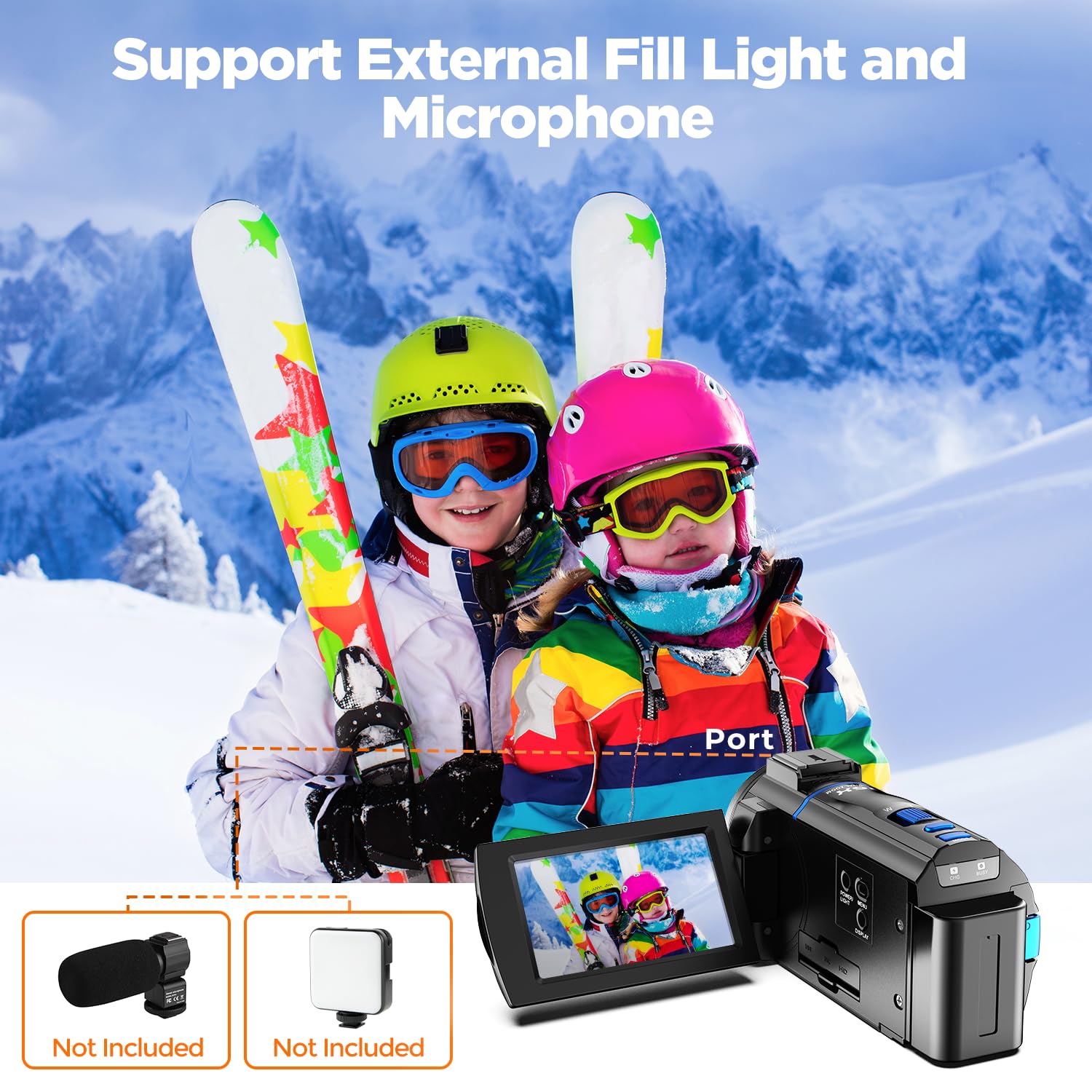 FIREFOTO Video Camera 4K 42MP: 4K-48MP