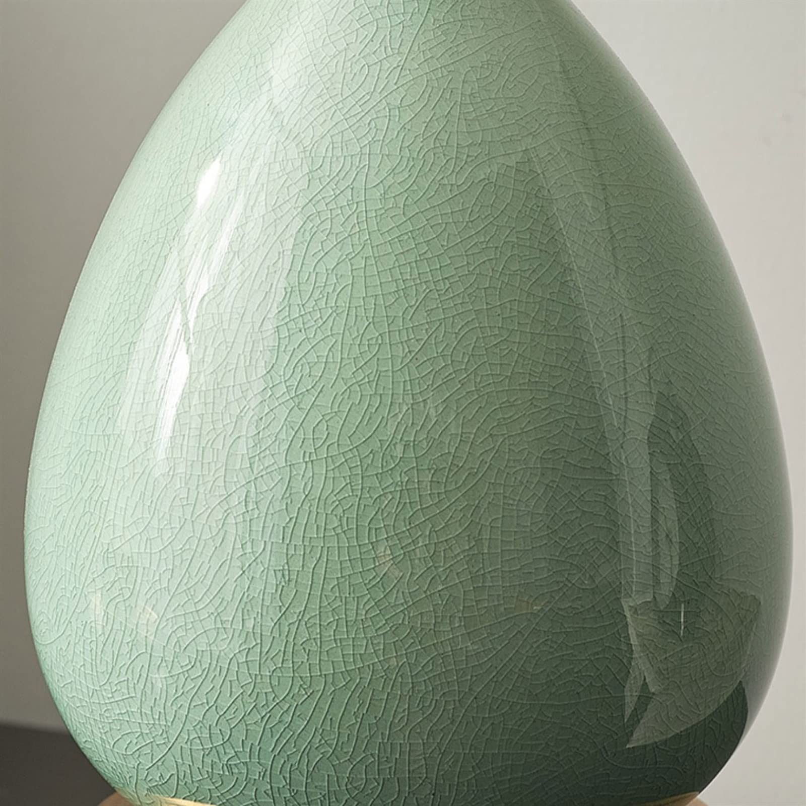 Luce da Scrivania Luce per la Lettura Lampada da tavolo in ceramica moderna semplice Lampada da comodino for camera da letto pratica Paralume in vetro Lampada da lettura decorativa for interni Lampade