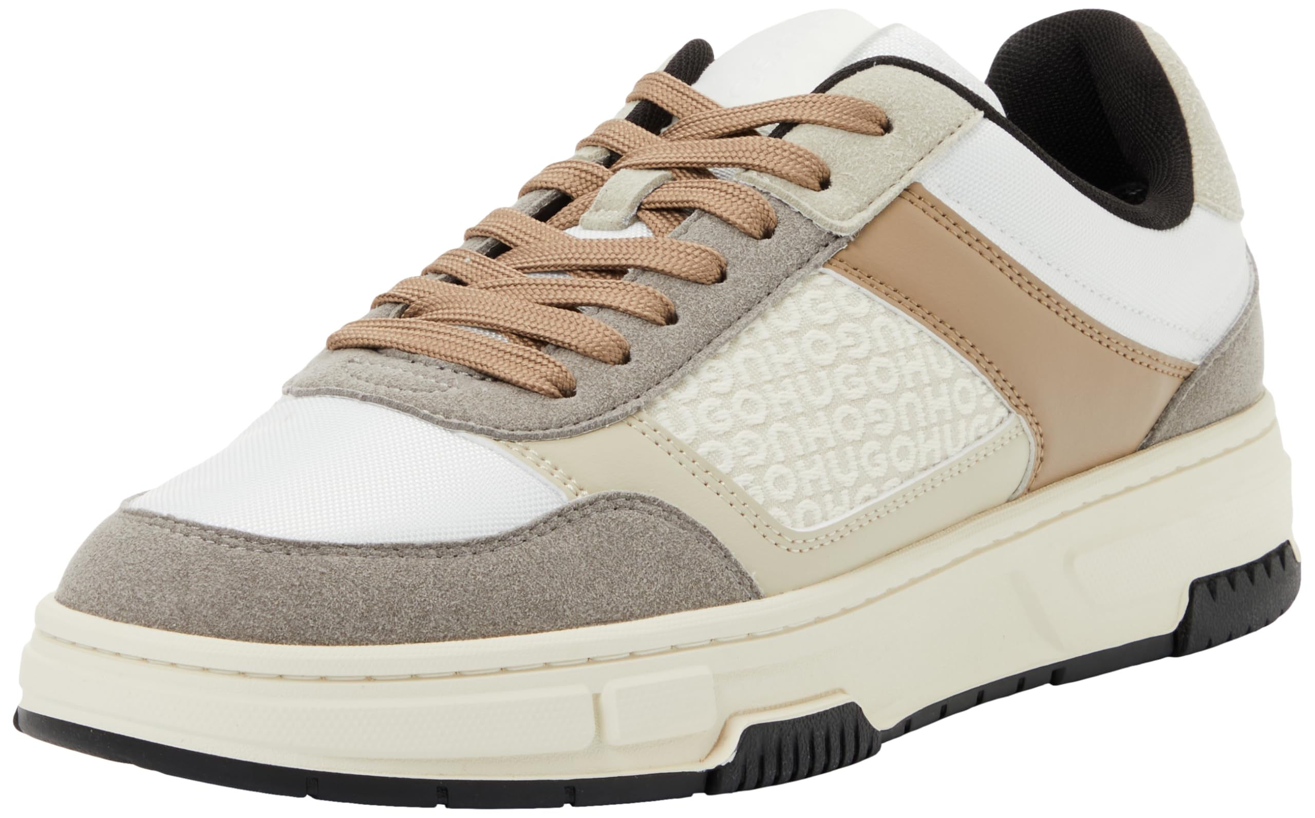 Hugo Men's Yarrow_Tenn_mxmtlg 10275863 01 Tennis Trainers, Open Beige., 10 UK