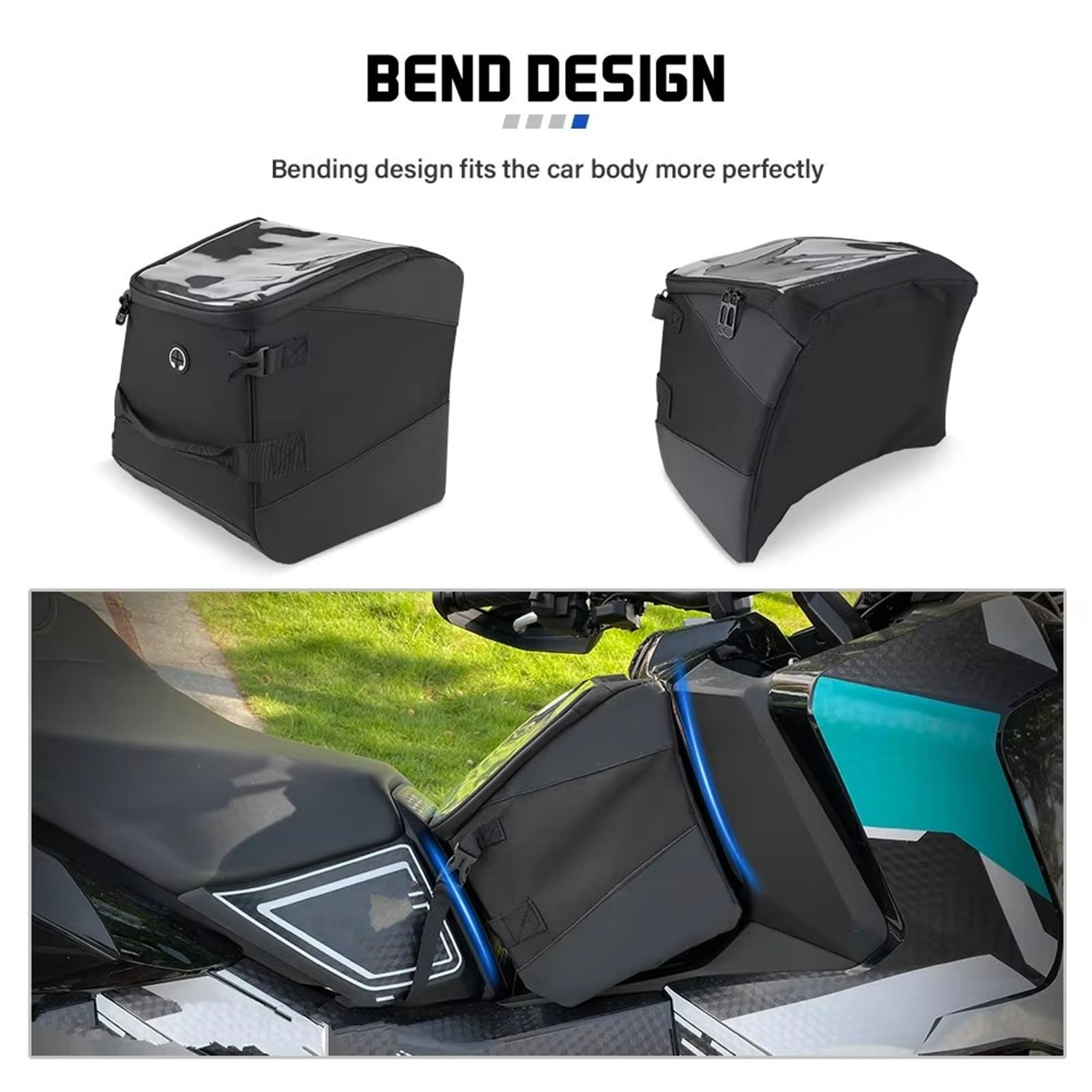 Bolsa Alforja Motor Bolsa Túnel Para ADV350 Para FORZA350 Para NSS350 ADV 350 Para FORZA NSS Almacenamiento Scooter Depósito Cubierta Impermeable | A