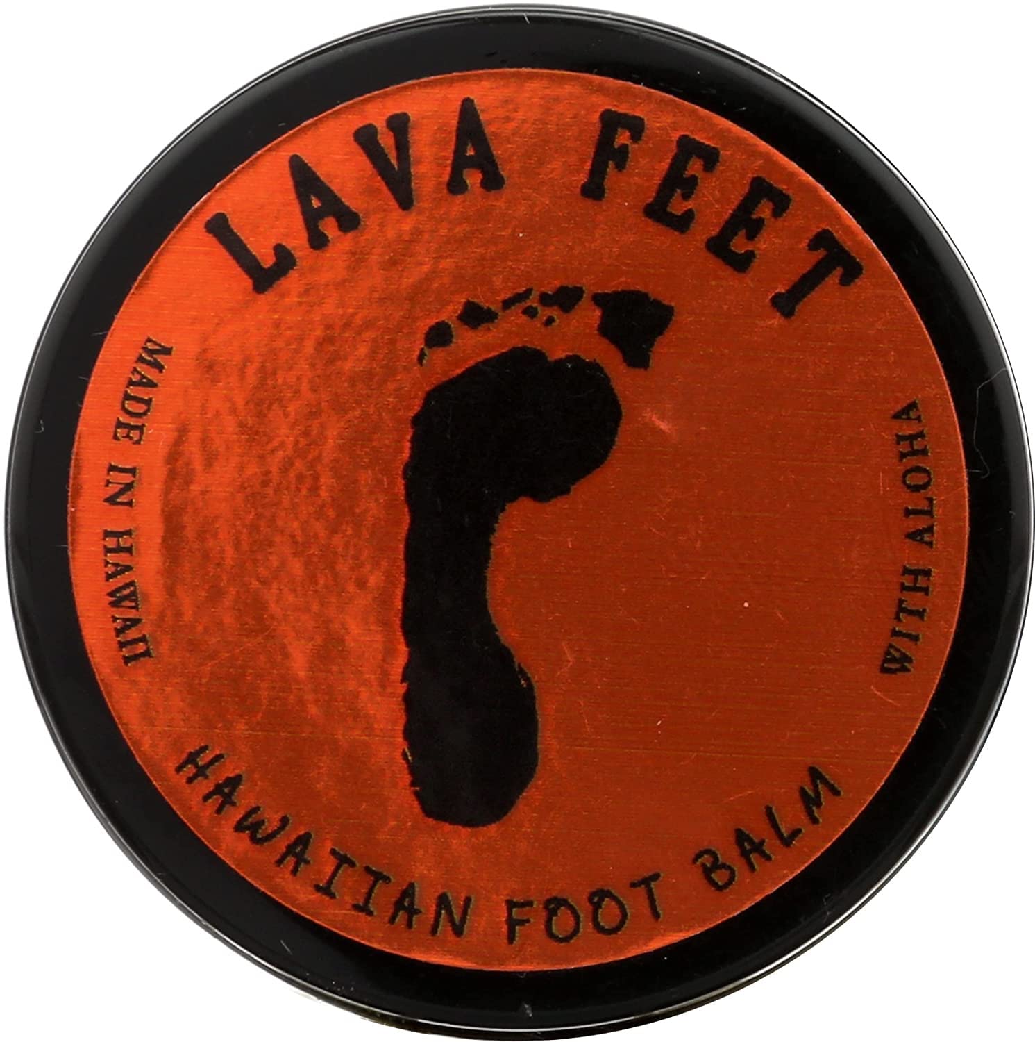 Ola Lava Feet Hawaiian Foot Balm – Natural Foot Care Balm for Dry, Cracked & Calloused Feet – Lemongrass + Ginger Moisturizer with Beeswax & Tropical Oils – 1 oz