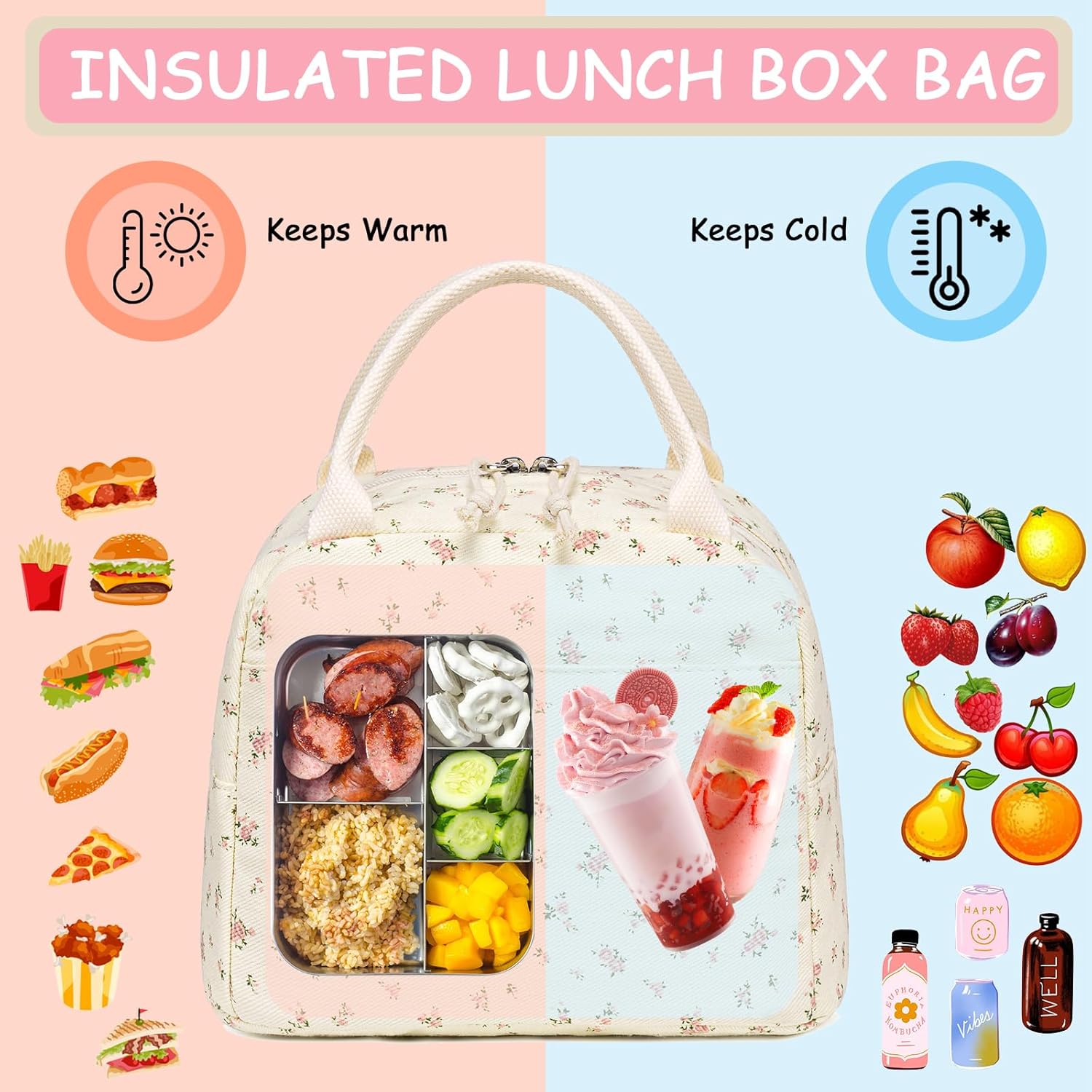 CAMTOP Backpack for girls backpack with lunch box set kids backpack for School Bookbag - Image 7