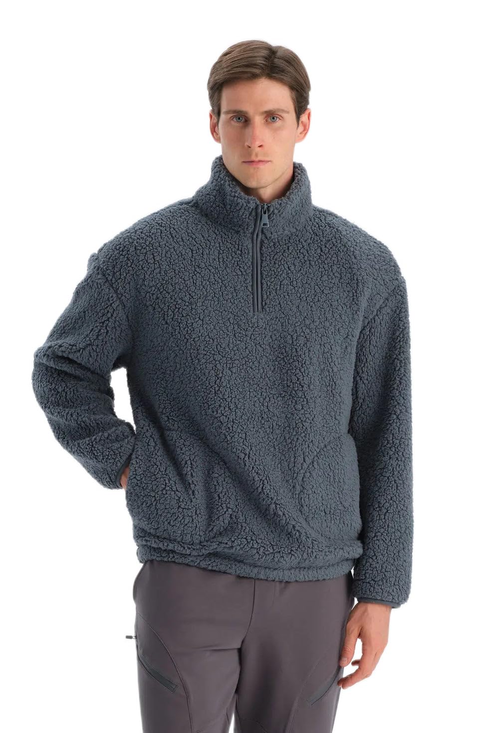 Dagi ERKEK YARIM Fermuarli Sweatshirt Füme Dagi ERKEK YARIM…