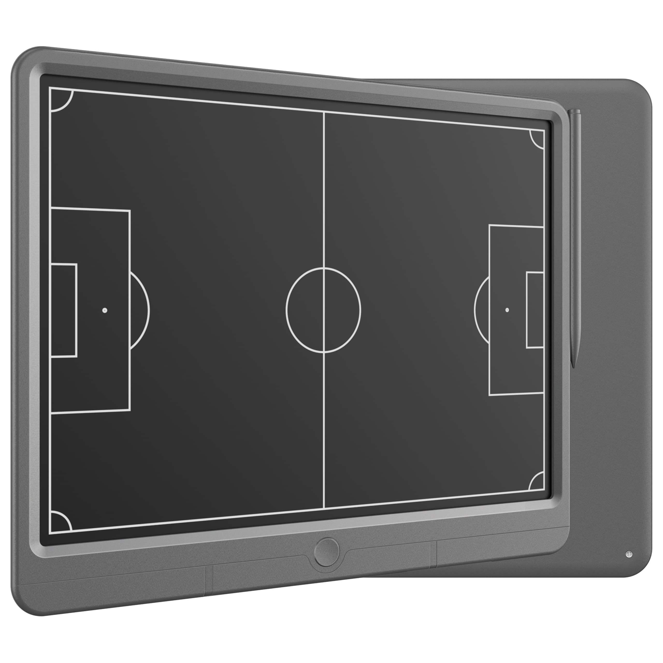NALACAL 15in LCD Electronic Soccer Coach Board, Soccer Tactical Coaching Board, Digital Strategy Tactic Marker Board with Stylus Pen for Sports Training and Game Plan, Education, Coach Gift