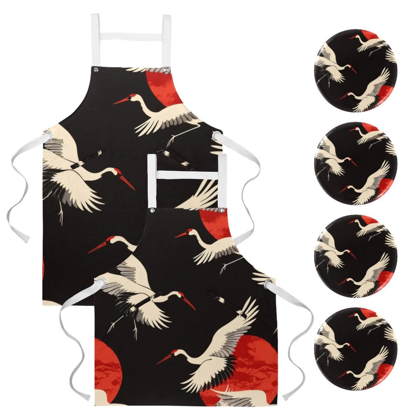 Tablier de serveuse multicolore idéal pour le service en bistrot et bar - 7
