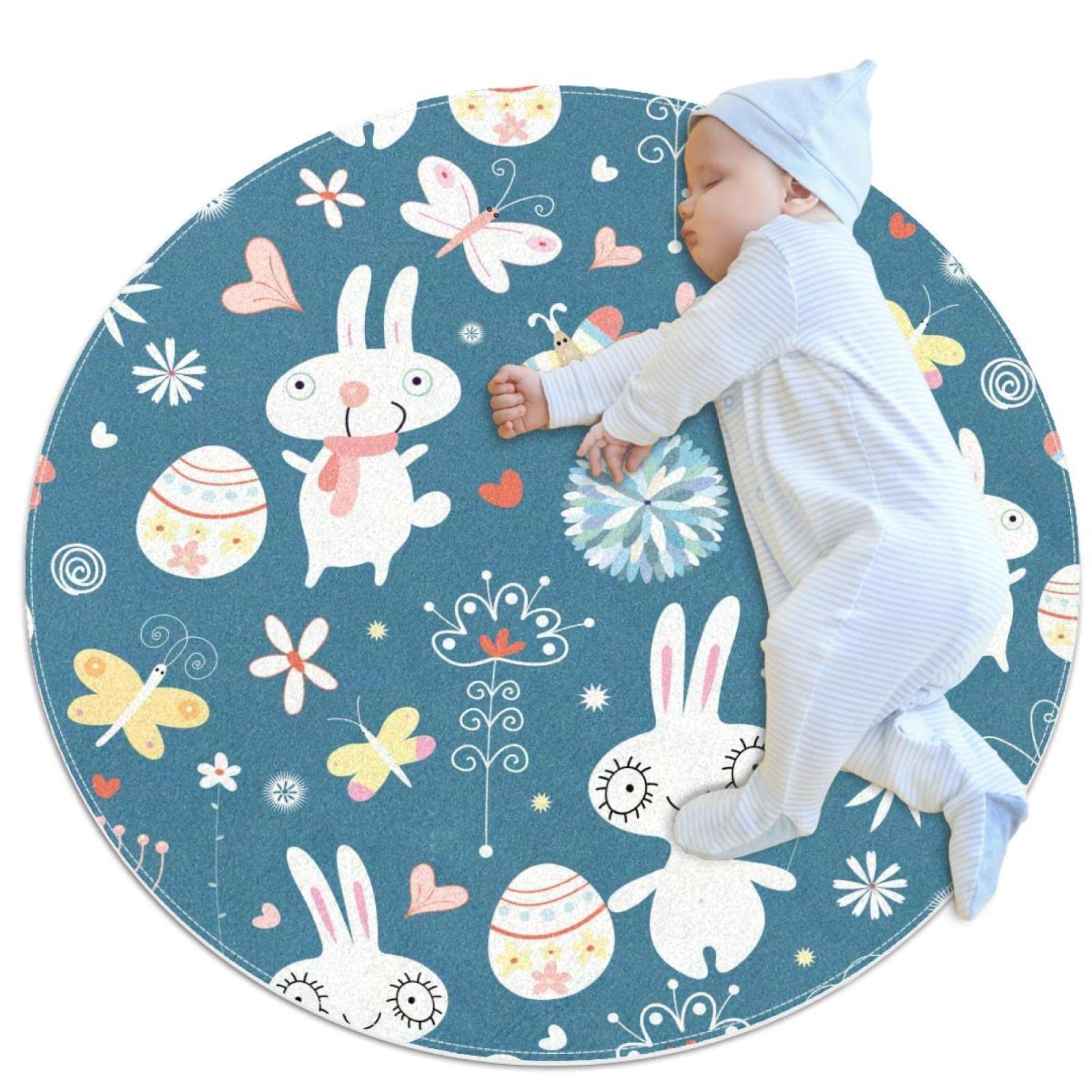 Tapis lapins de Pâques JDEZ, le cadeau de naissance ou d'anniversaire idéal