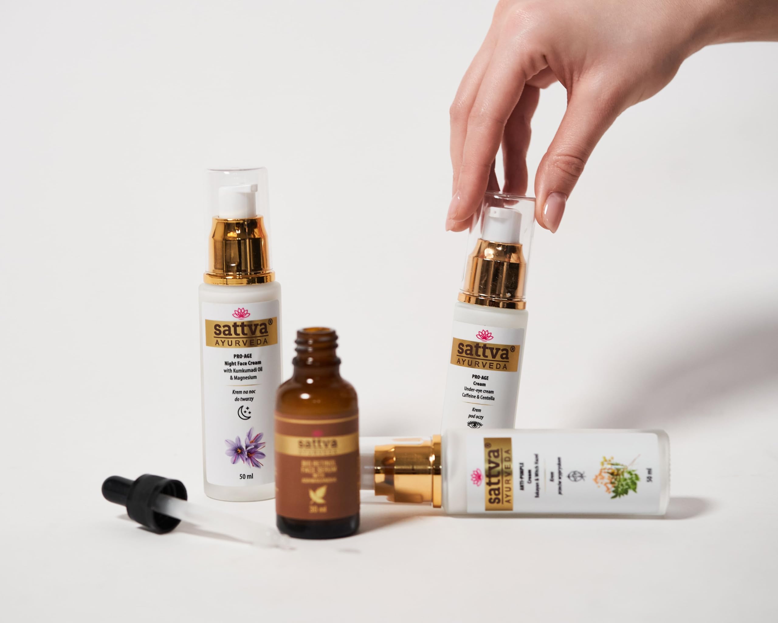 Sattva Eye Cream Against Wrinkles and Dark Circles, Eye Cream Against Bags with Caffeine and Gotu Kola - Image 4