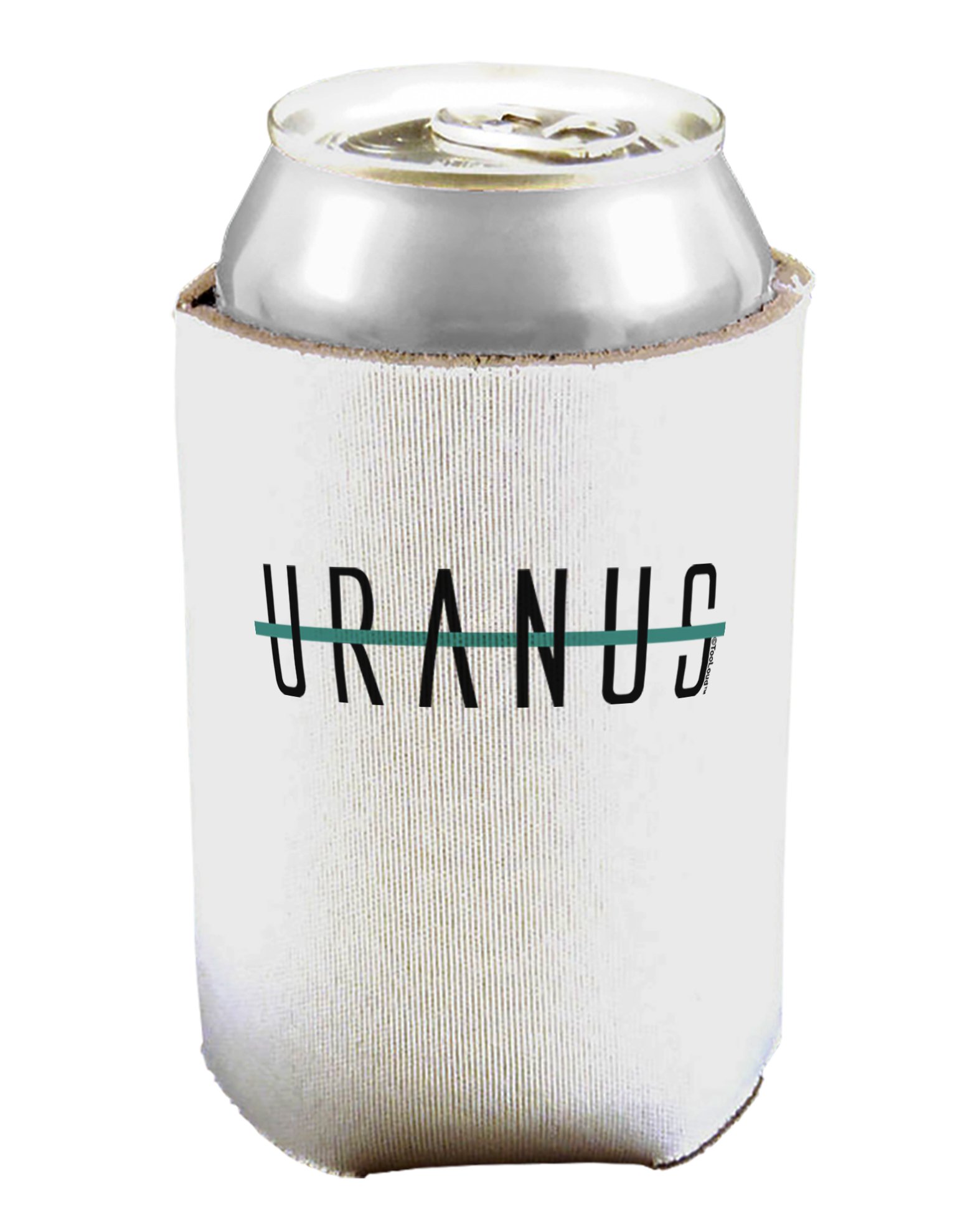 TOOLOUD Planet Uranus Text Only Can/Bottle Insulator Cooler - 2 Pack