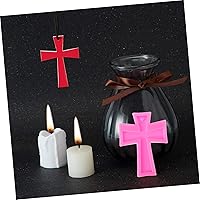 Vista 6 de COHEALI Molde de llavero de silicona para caramelos, crucifijo de silicona, moldes de resina de silicona, moldes de resina de silicona, molde