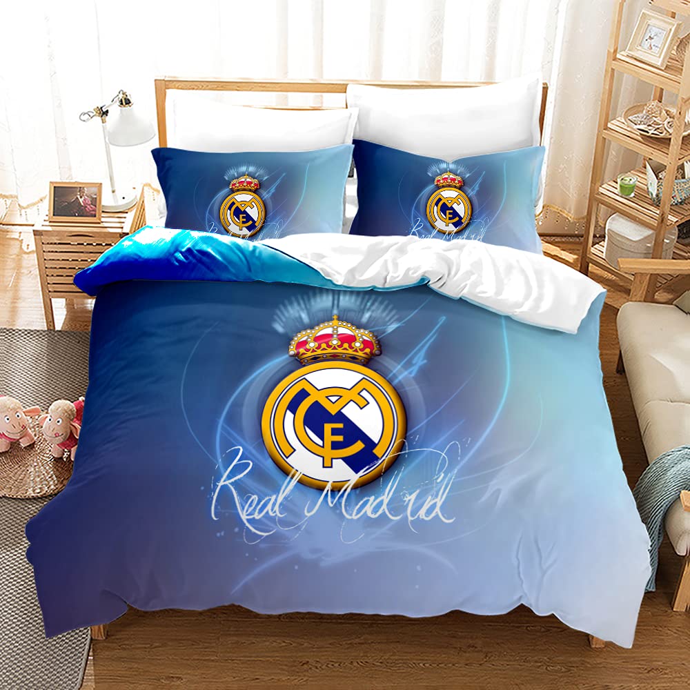 Edredon Cama 135 Juego De Funda Nórdica Real Madrid 135x200cm