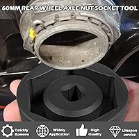 Vista 5 de Herramienta de enchufe de tuerca de eje de rueda trasera de 2.362 in para KTM Super Duke 1290/1290 R 2014-2022, herramienta de rueda trasera elimina