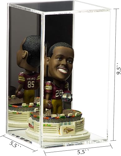 Miniatura 8 de Better Display Cases Funda de acrílico transparente para muñeca Barbie con parte trasera deslizante negra con soportes de pared (A124A)