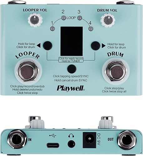 Miniatura 3 de Looper de batería con afinador - 11 Minutes Looper 30 Drums - Aplicación de enlace para personalizar, editar y compartir códigos de batería - dos