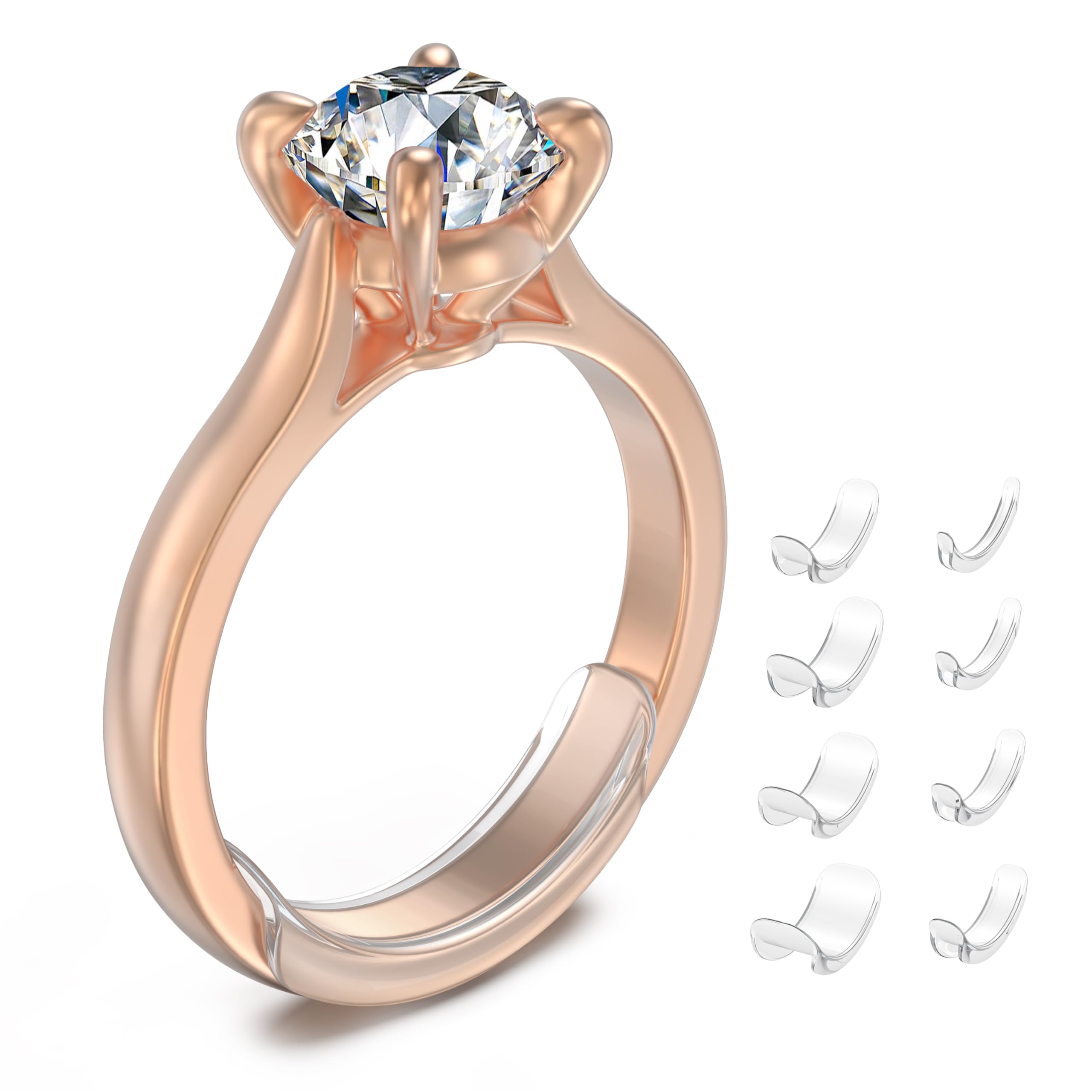 ring size adjuster for loose rings for any rings ring size reducer spacer ring guard